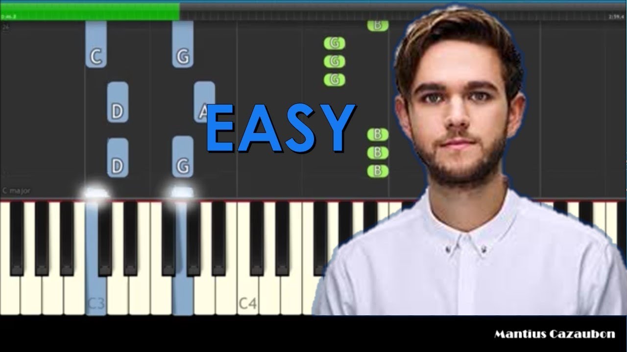 Zedd, Maren Morris, Grey - The Middle Easy Piano Tutorial