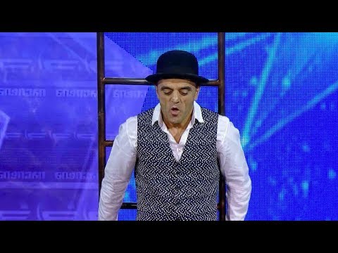 კიბის გამოყენებით შესრულებული საოცარი შოუ! | ნიჭიერი, მესამე გადაცემა