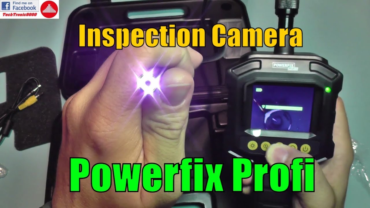 water paneel Zonsverduistering Powerfix Profi Inspection Camera with LCD from Lidl - YouTube