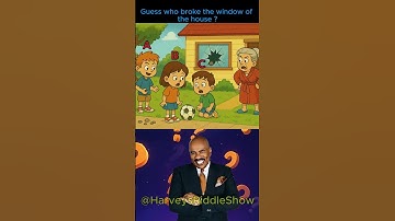Guess who broke the window of the house ? #puzzlechallenge #funny #butifyoucloseyoureyes