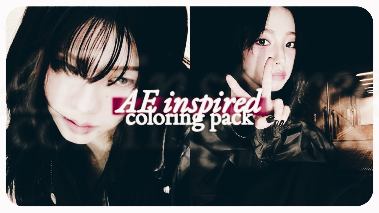 AE inspired coloring pack on Alight Motion