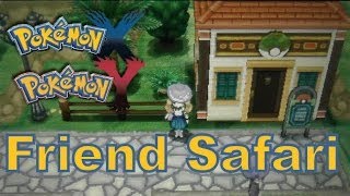 Pokemon X And Y - 3DS XL - Friend Safari Demonstration / Tutorial! (Friend codes in comments!)