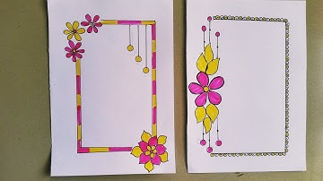 Border Designs/Border design for project/Project work designs/Assignment front page design handmade