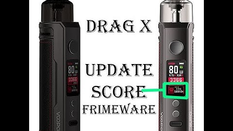 Drag X firmware update