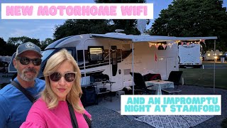 New Motorhome WIFI and an impromptu visit to Stamford to test it out