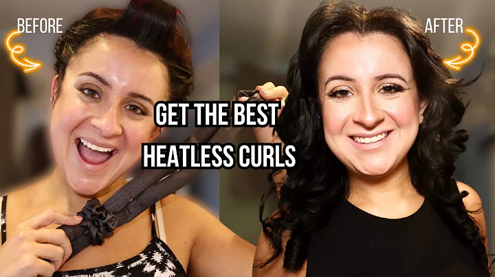 HOW TO GET THE BEST HEATLESS CURLS | KITSCH XL SATIN CURLING SET