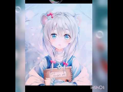 احلا صور انمي بنات بشعر ابيض و ازرق الوصف