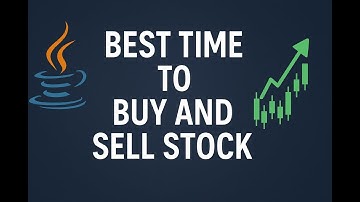 Best Time to Buy and Sell Stock | Java DSA Interview Question Explained