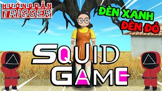 TRIGGER SQUID GAME ĐÈN XANH ĐÈN ĐỎ | TRÒ CHƠI CON MỰC TRONG MINI WORLD !!