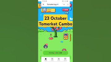 Tomarket 23 October Cambo Code| #tomarketsecretcode #tomarketminingbot