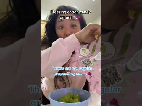 Freezing cotton candy