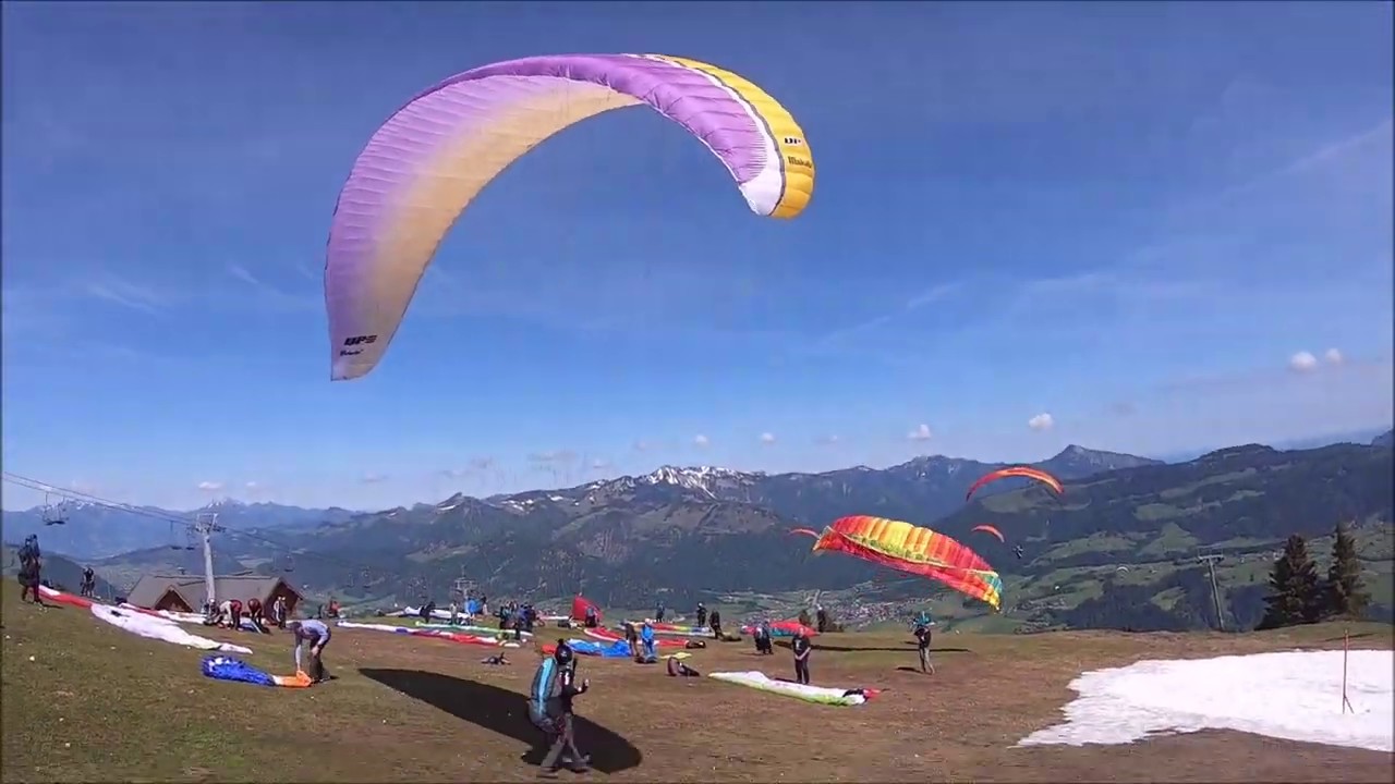 Gleitschirmfliegen - Kössen Testival 2019 Teil 1/3