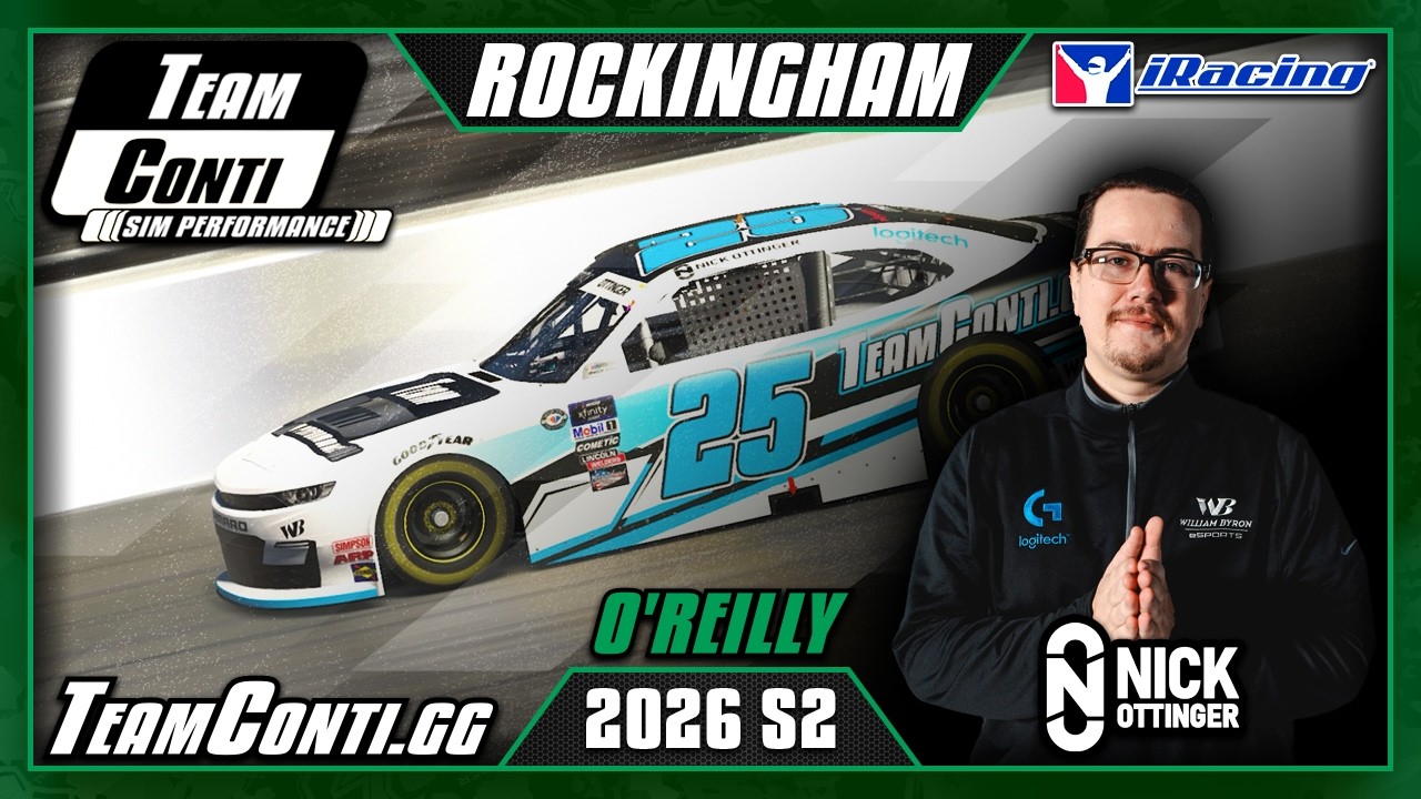 iRacing Pro Track Guide by Team Conti Sim Performance I NASCAR O'Reilly ...