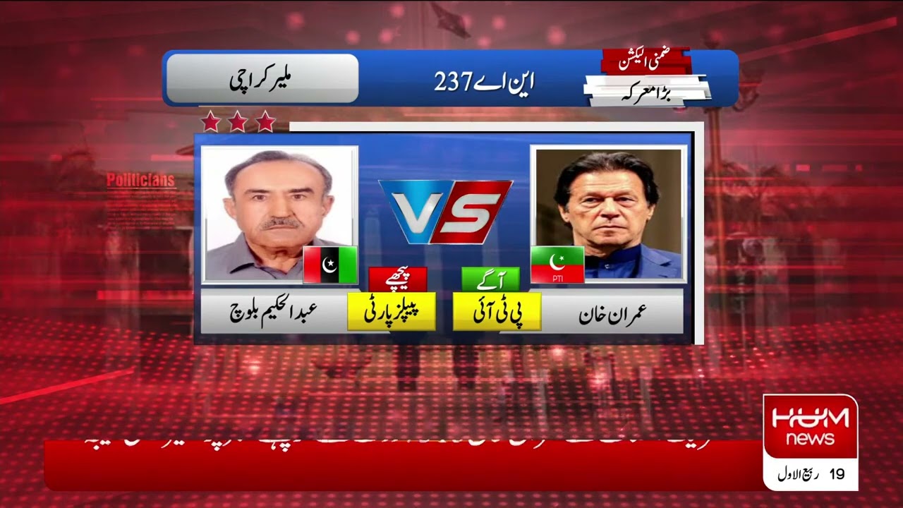 NA 118 Nankana Sahib Kay 1 Polling Stations Kay Unofficial Results | By Elections | Hum News Live