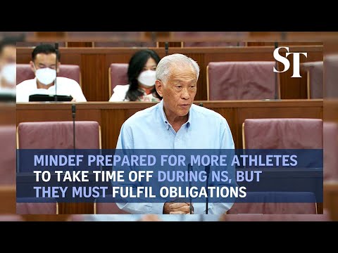 Mindef prepared for more athletes to take time off during NS, but they must fulfil obligations