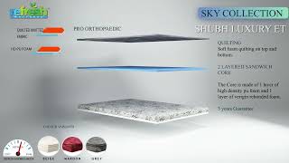 Shubh Luxury Eurotop Rebonded And Pu Foam Mattress For Everyone  Sky Collection mattressbrand