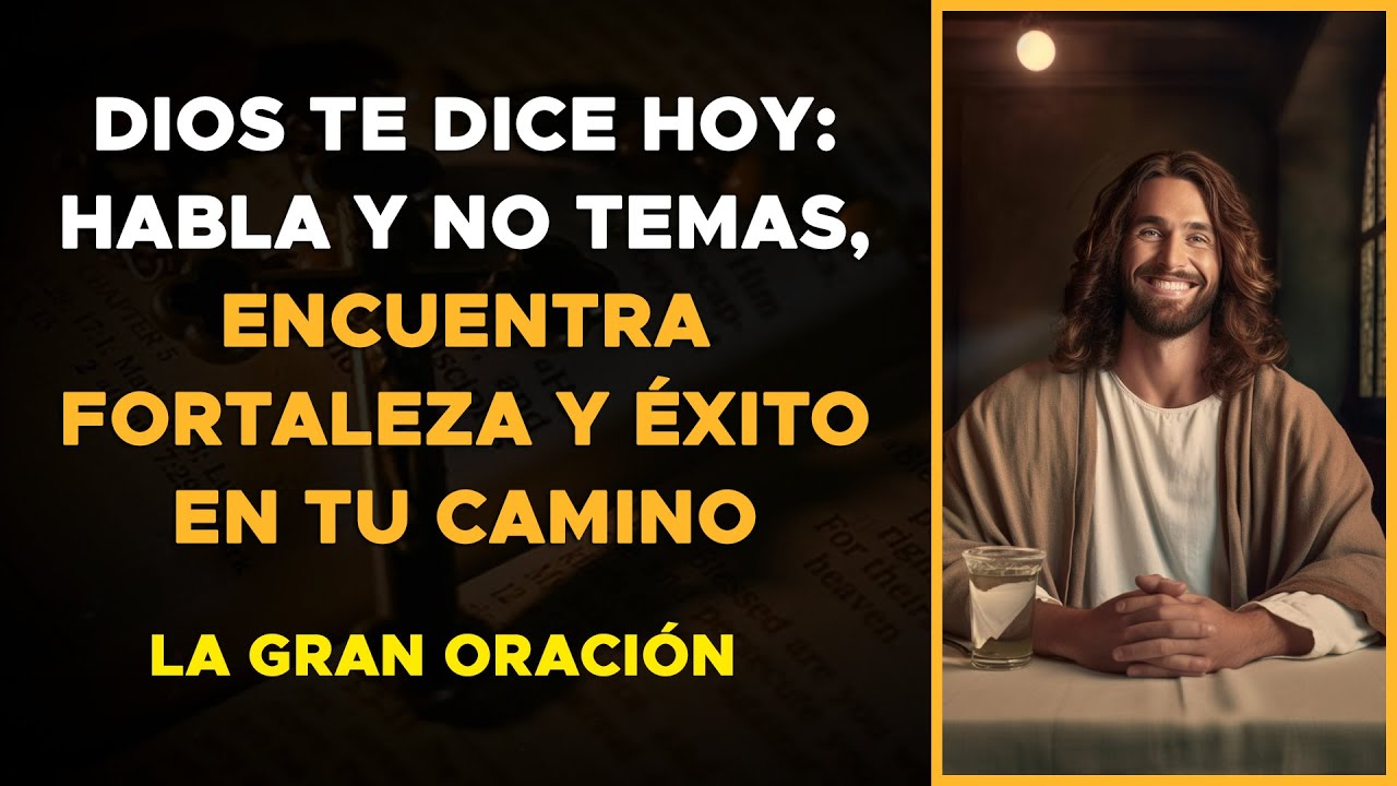 DIOS TE DICE HOY: Habla y No Temas, Encuentra Fortaleza y Éxito en Tu ...