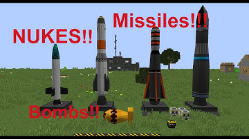 Minecraft but with NUCLEAR MISSILES!!!