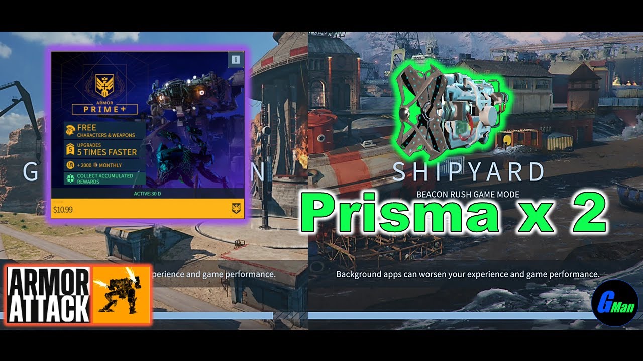 Test Drive  Armor Prime & Prisma Weapon | Armor Attack