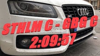 217 KM/H i snitt STHLM C - GBG C  (2:09:57)