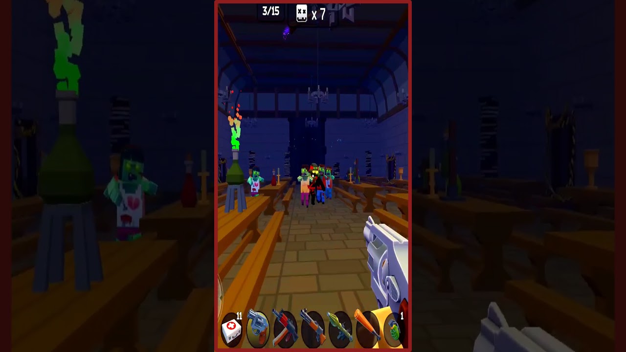 Pixel Combat Zombie Strike Weapons Bosses Full Unlocked Gameplay 21 