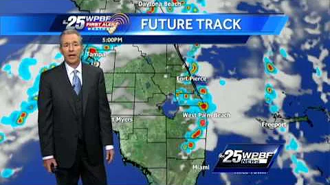 Mini Meteorologist Isaac Perkins gives the forecast