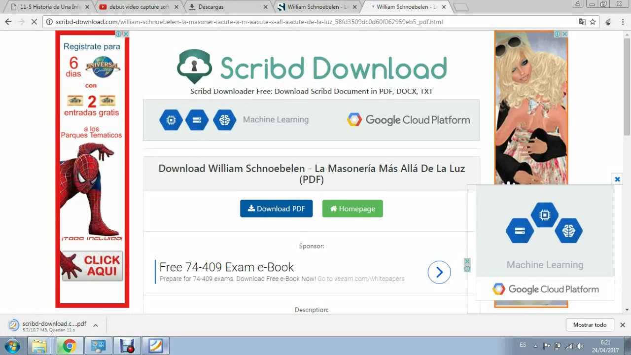 Descarga en scribd