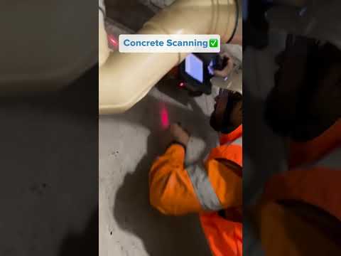 How does Concrete Slab Scanning Process looks like in action? 🤔🎬💁‍♂️ #concretescanning