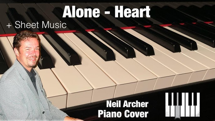 Alone – Heart Sheet music for Piano, Vocals (Piano-Voice)