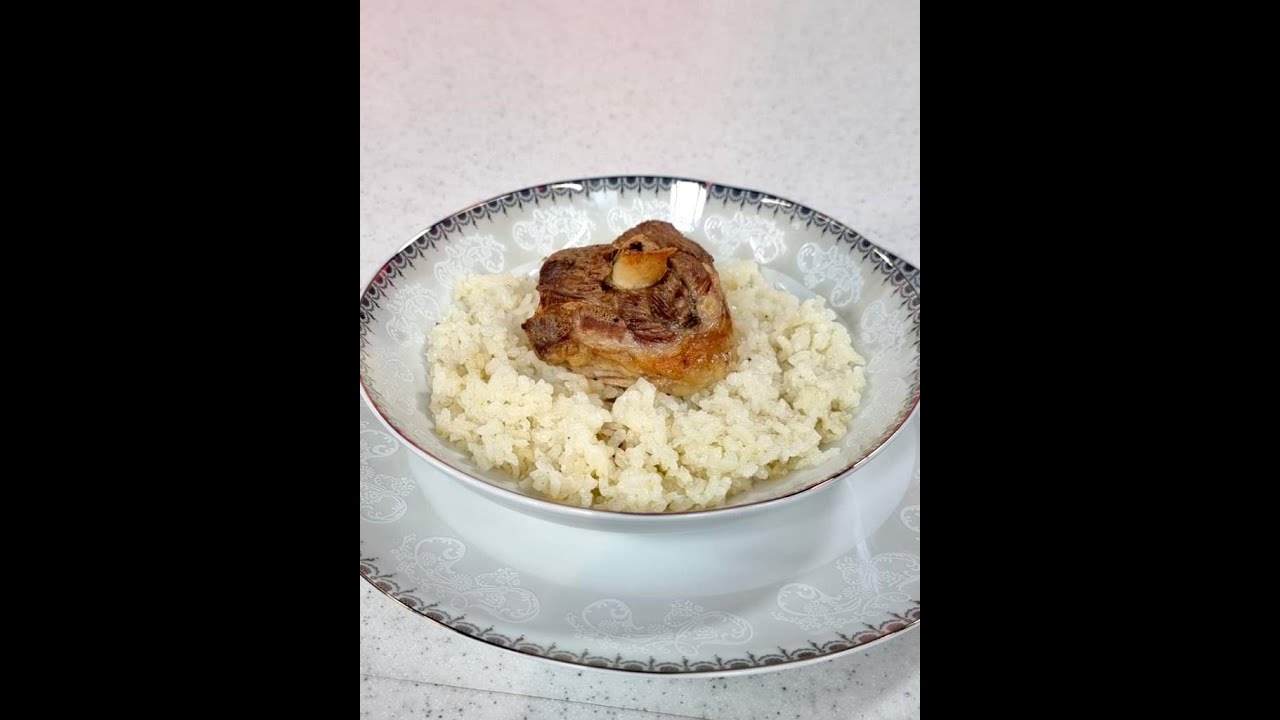 Shije Shtëpie Mish qingji me oriz dhe t’amël (qumësht) nga Znj