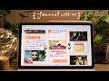 Journal with me #2 🌼 Samsung Galaxy Tab S6 Lite 🌸 Digital Journal with Gifs ✨ Weekly Spread 🗓️