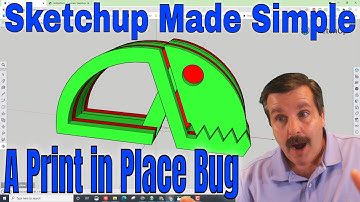 Build a 3D printable Bug that Bites in Sketchup - Sketchup Made Simple