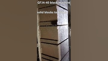 Low price manual concrete block making machine QTJ4-40 TEST 400x150x200mm solid blocks for Ghana