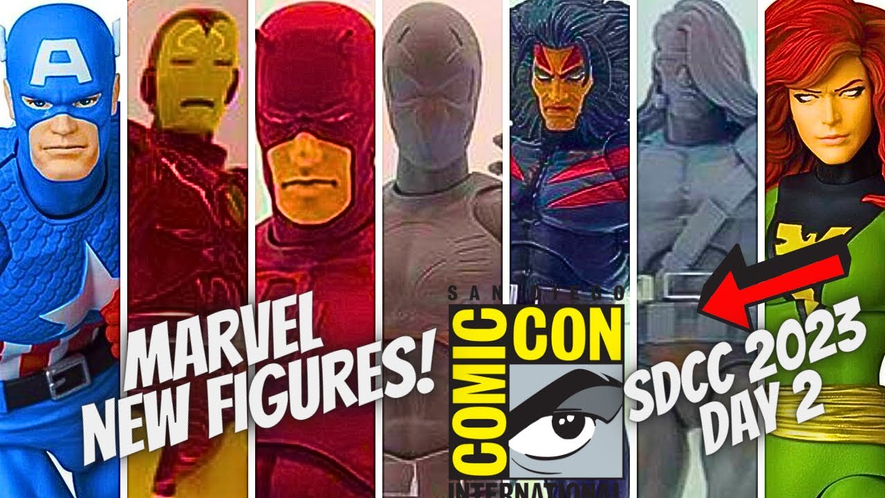 Marvel New Figures Revealed!! SDCC 2023 Day 2 - YouTube