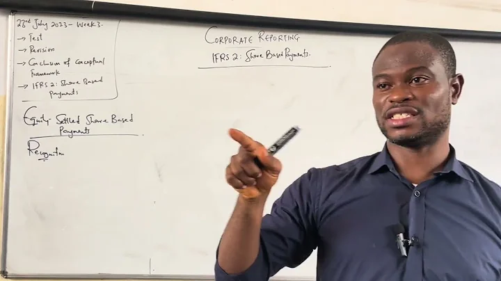 Lecture 1: IFRS 2- Share Based Payment Transactions