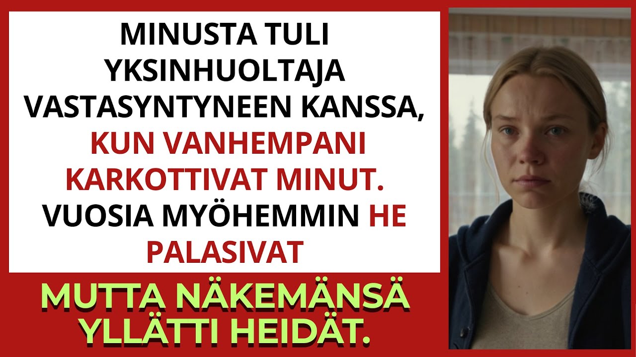 Vanhempani hylkäsivät minut yksinhuoltajaäitinä – vuosia myöhemmin he palasivat…