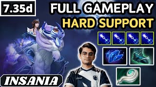 7.35d - Insania MIRANA Hard Support Gameplay 30 ASSISTS - Dota 2 Full Match Gameplay