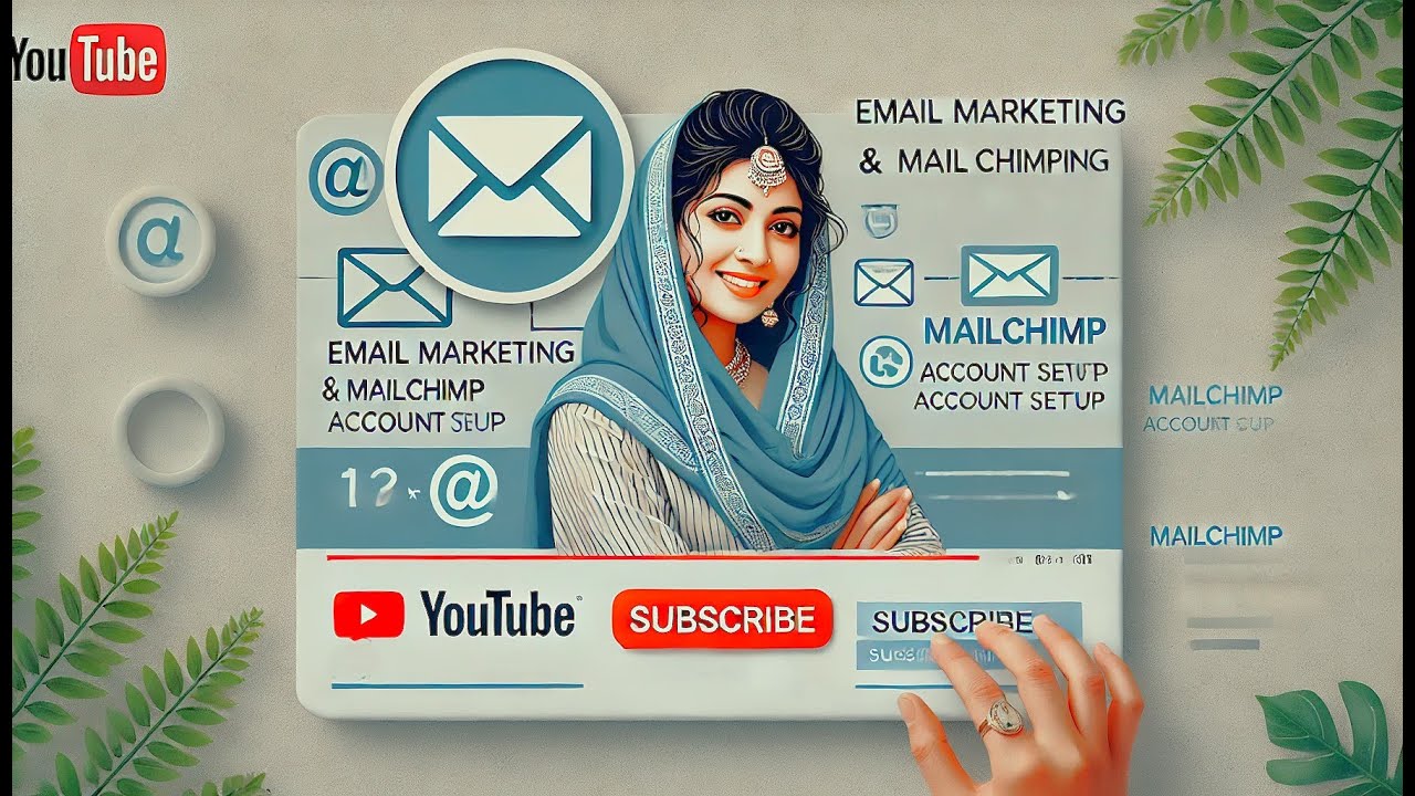 Email Marketing like Pro - Set Up MailChimp Account & Email template design  (