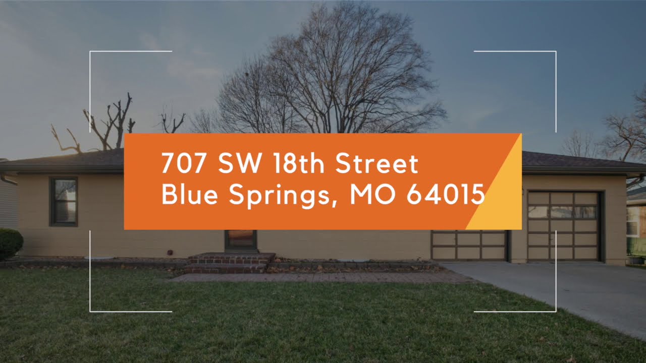 3bd/2bth Ranch Home For Sale in Blue Springs, Mo YouTube