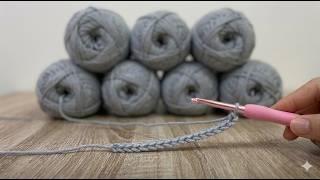 THE EASIEST CROCHET STITCH EVER! JUST 1 ROW REPEAT & IT LOOKS AMAZING!