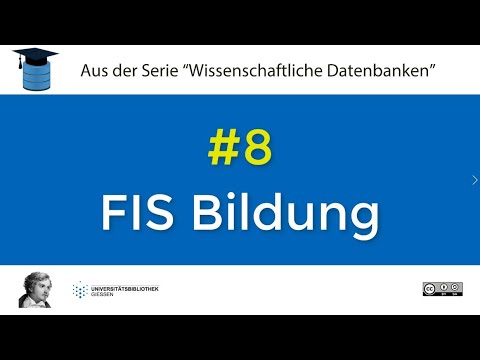 #8 - FIS Bildung Literaturdatenbank im Fachportal Pädagogik