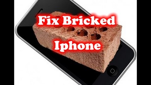 After update Iphone does not work! Fix Bricked Iphone!