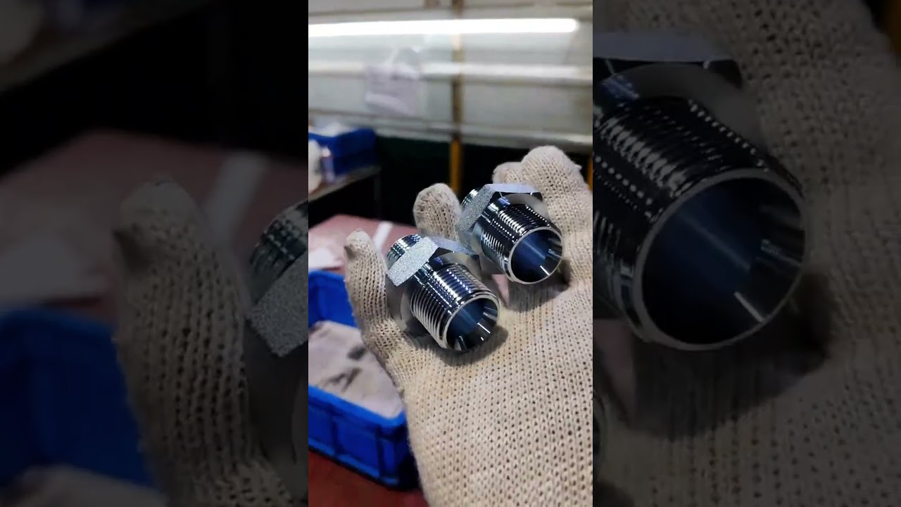 Blue zinc passivation process with beautiful appearance and good salt spray resistance.