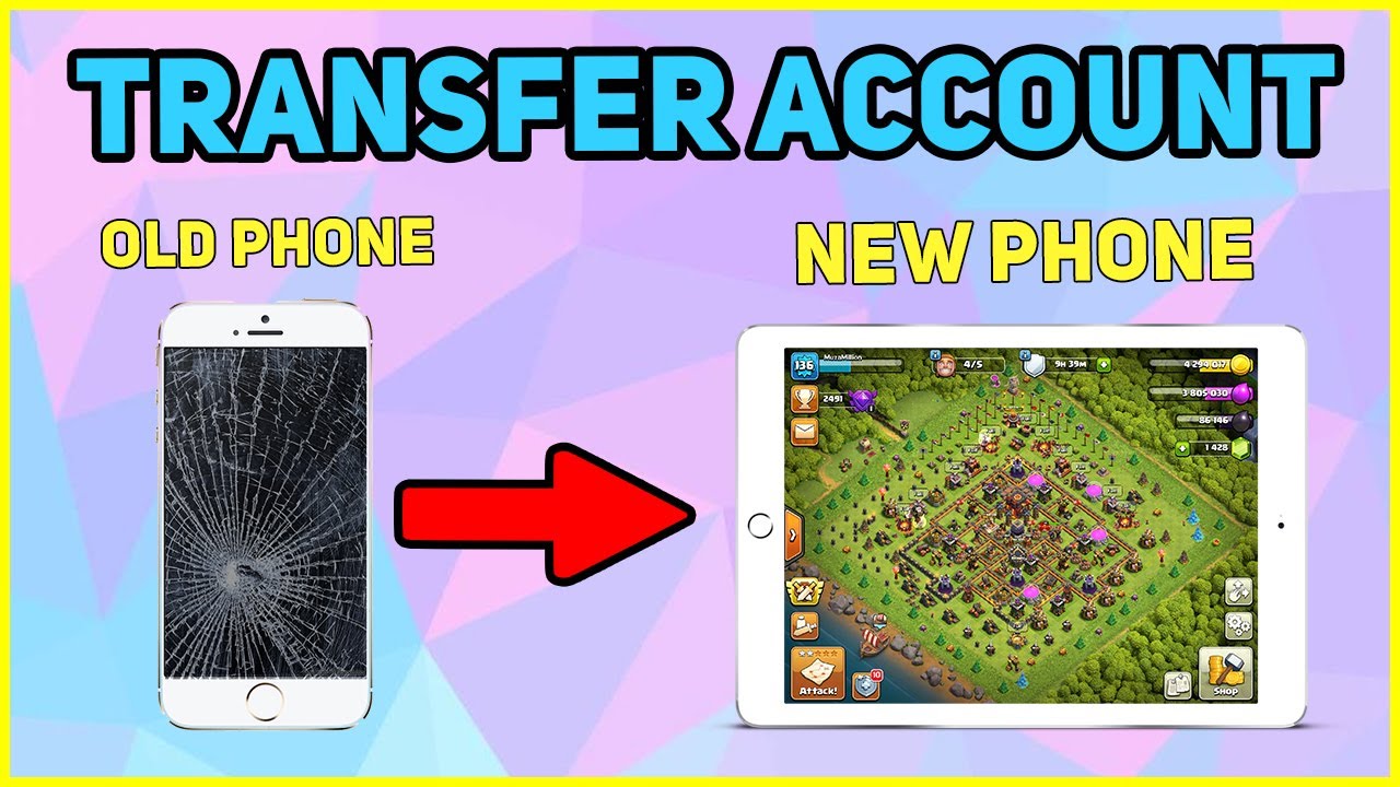 How To Transfer Clash Of Clans Account To A New Device | English 2021 | Ios Or Android | 100% Works