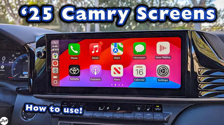 2025 Toyota Camry – 12.3" Infotainment Review | How To Pair iPhone, Apple CarPlay, Android Auto