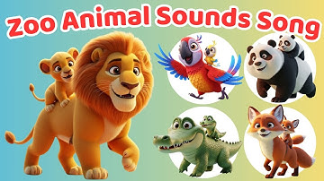 🎵 Zoo Animal Sounds Song for Kids 🦁 Learn Animal Names & Baby Animals at the Zoo | Meow Meow TV