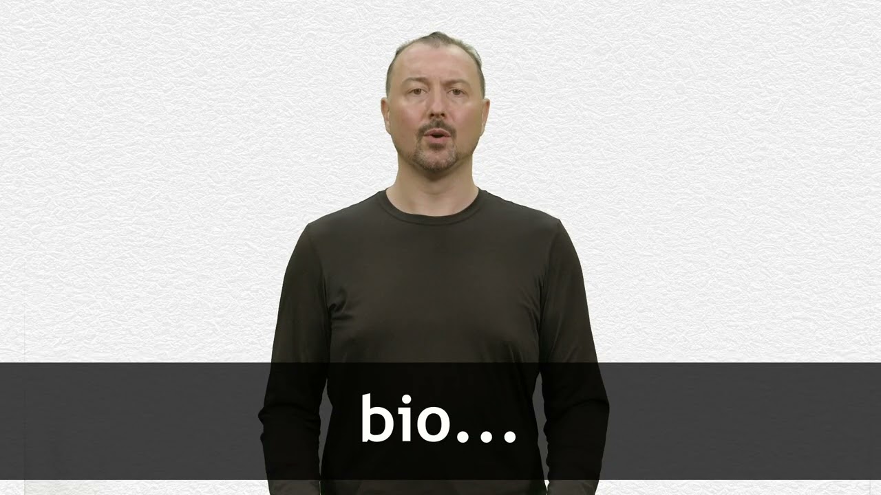 How to pronounce BIO... in French