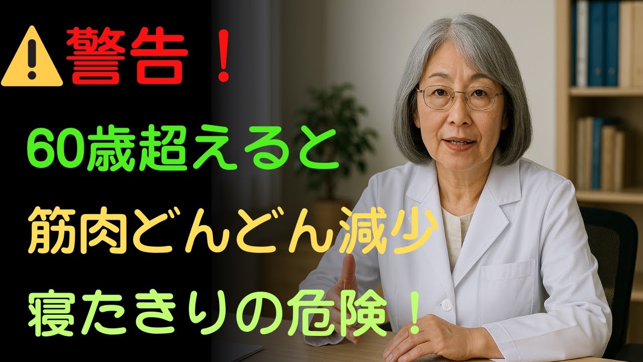 ⚠️警告！60歳を過ぎるとタンパク質不足で筋肉が急速に衰える――筋力を維持する秘密とは？ | 高齢者の健康 | シニア健康, 健康長寿 ...
