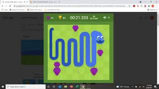Google Snake Game Speed Run