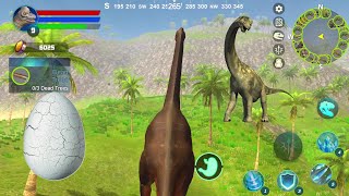 Brachiosaurus Simulator Android Gameplay #5 Dinosaur Sim Game 2020 screenshot 1